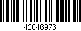 Código de barras (EAN, GTIN, SKU, ISBN): '42046976'
