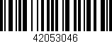 Código de barras (EAN, GTIN, SKU, ISBN): '42053046'
