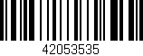 Código de barras (EAN, GTIN, SKU, ISBN): '42053535'