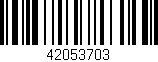 Código de barras (EAN, GTIN, SKU, ISBN): '42053703'