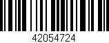 Código de barras (EAN, GTIN, SKU, ISBN): '42054724'