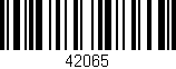 Código de barras (EAN, GTIN, SKU, ISBN): '42065'