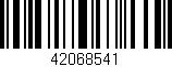 Código de barras (EAN, GTIN, SKU, ISBN): '42068541'
