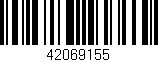 Código de barras (EAN, GTIN, SKU, ISBN): '42069155'