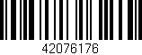 Código de barras (EAN, GTIN, SKU, ISBN): '42076176'