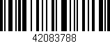 Código de barras (EAN, GTIN, SKU, ISBN): '42083788'