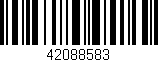 Código de barras (EAN, GTIN, SKU, ISBN): '42088583'