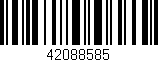 Código de barras (EAN, GTIN, SKU, ISBN): '42088585'