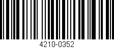 Código de barras (EAN, GTIN, SKU, ISBN): '4210-0352'