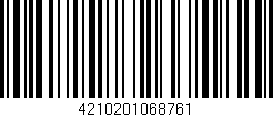 Código de barras (EAN, GTIN, SKU, ISBN): '4210201068761'