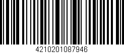 Código de barras (EAN, GTIN, SKU, ISBN): '4210201087946'