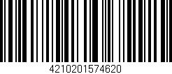 Código de barras (EAN, GTIN, SKU, ISBN): '4210201574620'