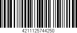 Código de barras (EAN, GTIN, SKU, ISBN): '4211125744250'