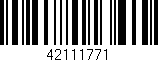 Código de barras (EAN, GTIN, SKU, ISBN): '42111771'
