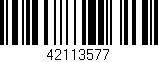 Código de barras (EAN, GTIN, SKU, ISBN): '42113577'