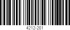 Código de barras (EAN, GTIN, SKU, ISBN): '4212-201'
