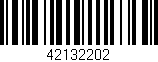Código de barras (EAN, GTIN, SKU, ISBN): '42132202'