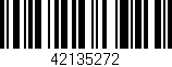 Código de barras (EAN, GTIN, SKU, ISBN): '42135272'