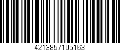 Código de barras (EAN, GTIN, SKU, ISBN): '4213857105163'