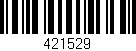 Código de barras (EAN, GTIN, SKU, ISBN): '421529'