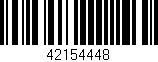 Código de barras (EAN, GTIN, SKU, ISBN): '42154448'