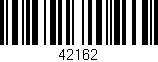Código de barras (EAN, GTIN, SKU, ISBN): '42162'