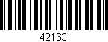 Código de barras (EAN, GTIN, SKU, ISBN): '42163'
