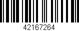 Código de barras (EAN, GTIN, SKU, ISBN): '42167264'