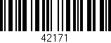 Código de barras (EAN, GTIN, SKU, ISBN): '42171'