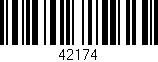 Código de barras (EAN, GTIN, SKU, ISBN): '42174'