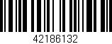 Código de barras (EAN, GTIN, SKU, ISBN): '42186132'
