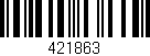 Código de barras (EAN, GTIN, SKU, ISBN): '421863'