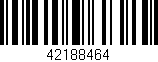 Código de barras (EAN, GTIN, SKU, ISBN): '42188464'