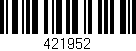 Código de barras (EAN, GTIN, SKU, ISBN): '421952'
