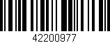 Código de barras (EAN, GTIN, SKU, ISBN): '42200977'