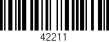 Código de barras (EAN, GTIN, SKU, ISBN): '42211'