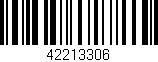 Código de barras (EAN, GTIN, SKU, ISBN): '42213306'