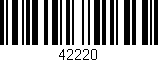 Código de barras (EAN, GTIN, SKU, ISBN): '42220'