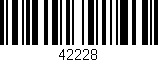 Código de barras (EAN, GTIN, SKU, ISBN): '42228'