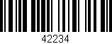 Código de barras (EAN, GTIN, SKU, ISBN): '42234'