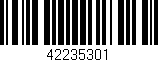 Código de barras (EAN, GTIN, SKU, ISBN): '42235301'