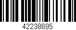 Código de barras (EAN, GTIN, SKU, ISBN): '42238695'