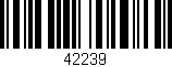 Código de barras (EAN, GTIN, SKU, ISBN): '42239'