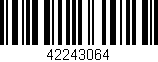 Código de barras (EAN, GTIN, SKU, ISBN): '42243064'