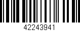 Código de barras (EAN, GTIN, SKU, ISBN): '42243941'