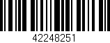 Código de barras (EAN, GTIN, SKU, ISBN): '42248251'