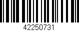 Código de barras (EAN, GTIN, SKU, ISBN): '42250731'