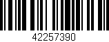 Código de barras (EAN, GTIN, SKU, ISBN): '42257390'