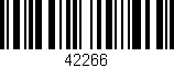 Código de barras (EAN, GTIN, SKU, ISBN): '42266'