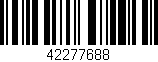 Código de barras (EAN, GTIN, SKU, ISBN): '42277688'